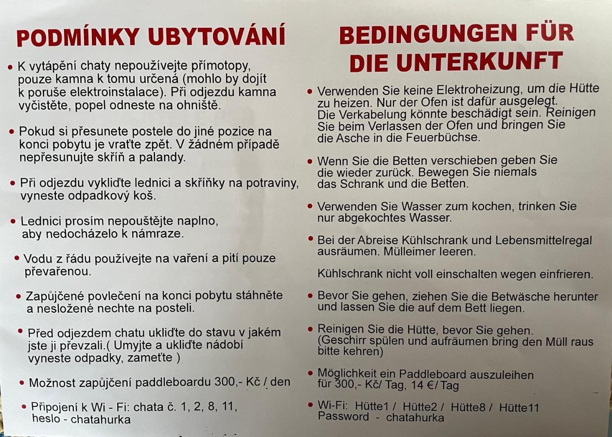 Chaty Hůrka Lipno Horní Planá Zewnętrze zdjęcie